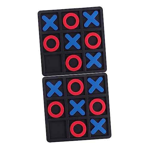 DIKACA 2 Sätze xo Schach interaktives Interactive Toys rätselspiel Schachspiel für familienspiel Schach-Brettspiel- Lernspielzeug für PVC Black DIKACA 2 Sätze xo Schach interaktives Interactive Toys rätselspiel Schachspiel für familienspiel Schach-Brettspiel- Lernspielzeug für PVC Black von DIKACA