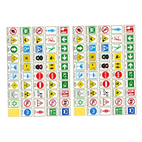 DIKACA 2 Satz Lernkarten Verkehrszeichen Erkennung Robuste Realistische Bilder Flashcards für Vorschule Tragbare Kognitive Kartensets für Kleinkinder DIKACA 2 Satz Lernkarten Verkehrszeichen Erkennung Robuste Realistische Bilder Flashcards für Vorschule Tragbare Kognitive Kartensets für Kleinkinder von DIKACA