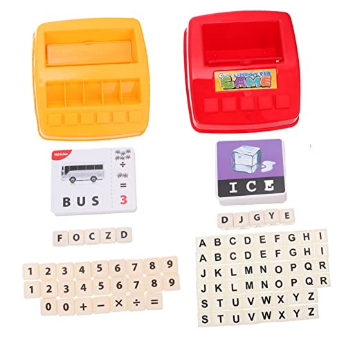 DIKACA 2 Sets Denkspiel Kinderspielzeug Wörter Lernspielzeug Lernspielzeug Alphabet Karten Englisch Karten Maschinenspielzeug Wort Lernspielzeug Kartenspiel DIKACA 2 Sets Denkspiel Kinderspielzeug Wörter Lernspielzeug Lernspielzeug Alphabet Karten Englisch Karten Maschinenspielzeug Wort Lernspielzeug Kartenspiel von DIKACA
