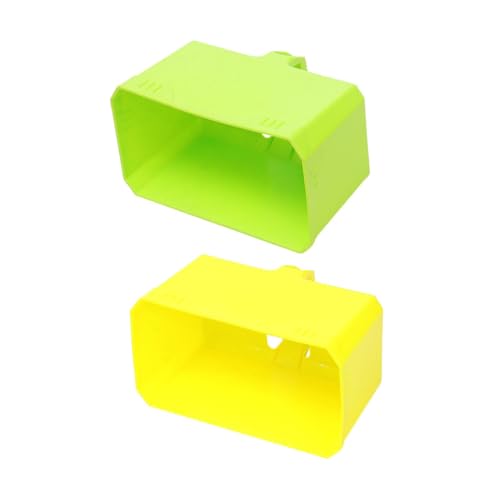 DIKACA 2 Stück Burg Fundament Ziegel DIY Form Werkzeuge Zur Sandherstellung Schneefestungsbaustein Sandziegelform Formular Zur Ziegelherstellung Sandspielzeugblock Shaper Plastik von DIKACA