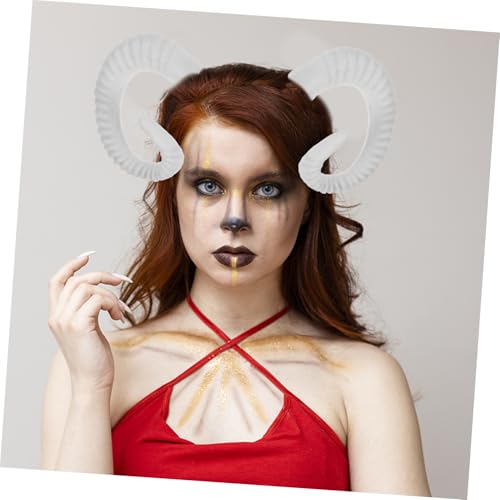DIKACA 2 Stück DIY Schafhorn Haarreif Handgefertigt Party kostüm Cosplay Halloween Zubehör für Verkleidung Karneval DIKACA 2 Stück DIY Schafhorn Haarreif Handgefertigt Party kostüm Cosplay Halloween Zubehör für Verkleidung Karneval von DIKACA