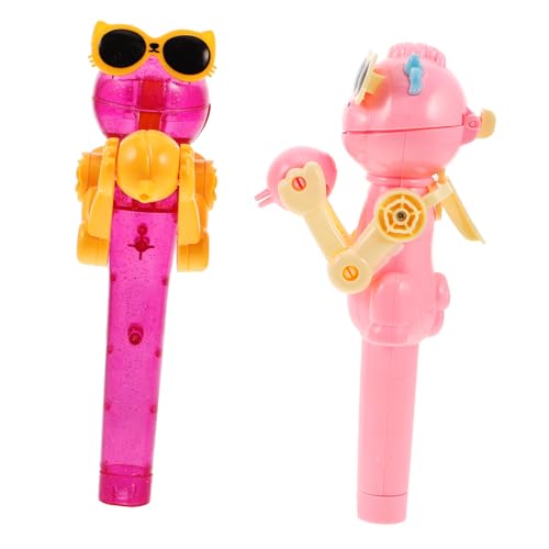 DIKACA 2 Stück Dinosaurier Lollipop -Roboter Lutscher-Fall hölzerner Schmetterlingsloller Pop-ups Roboter Dinosaurierroboter lustiger Lollipop-Roboterhalter Candybots Plastik DIKACA 2 Stück Dinosaurier Lollipop -Roboter Lutscher-Fall hölzerner Schmetterlingsloller Pop-ups Roboter Dinosaurierroboter lustiger Lollipop-Roboterhalter Candybots Plastik von DIKACA