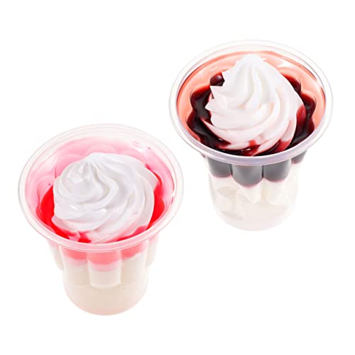 DIKACA 2 Stück Eiskegelmodell Eiscreme-Foto-Requisiten Kunsteis Fotografie-Requisiten Eiscreme-Gastgeschenke Eiscreme-Display-Modell Eismodell zum Ausstellen PVC DIKACA 2 Stück Eiskegelmodell Eiscreme-Foto-Requisiten Kunsteis Fotografie-Requisiten Eiscreme-Gastgeschenke Eiscreme-Display-Modell Eismodell zum Ausstellen PVC von DIKACA