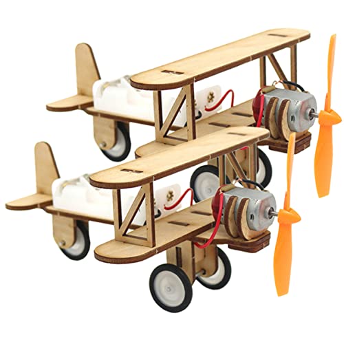 DIKACA 2 Stück Frühes Bildungsspielzeug bastel Set für wheinatsgeschenke DIY Flugzeug Bastelspielzeug Modellspielzeug für Puzzle- für Holz DIKACA 2 Stück Frühes Bildungsspielzeug bastel Set für wheinatsgeschenke DIY Flugzeug Bastelspielzeug Modellspielzeug für Puzzle- für Holz von DIKACA