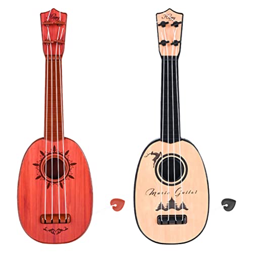 DIKACA 2 Stück Gitarrenspielzeug kinderinstrumente musikinstrumente Musikalisches für Geburtstage Musikalisches Erziehungsspielzeug -Instrument- Abs DIKACA 2 Stück Gitarrenspielzeug kinderinstrumente musikinstrumente Musikalisches für Geburtstage Musikalisches Erziehungsspielzeug -Instrument- Abs von DIKACA