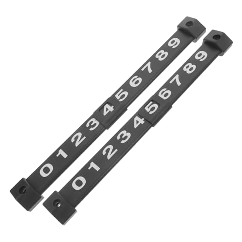 DIKACA 2 Stück Große Punktezähler Zahlen Punktezähler Anzeiger Brettspiel Punktemarker Praktische Anzeigetafel Flipper Flips Keeper Mini Tisch Punktezähler Die Hüften Schwarz von DIKACA