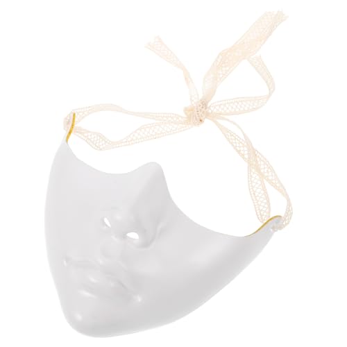 DIKACA 2 Stück Halbe Gesichtsmaske Gesichtsmaske Verkleiden Weiße Einfache Maske Halbmaske Kostüm-Party-Maske Dekorative Maske Retro-Maskerade-Maske Party -Augenmaske Weiß Plastik DIKACA 2 Stück Halbe Gesichtsmaske Gesichtsmaske Verkleiden Weiße Einfache Maske Halbmaske Kostüm-Party-Maske Dekorative Maske Retro-Maskerade-Maske Party -Augenmaske Weiß Plastik von DIKACA