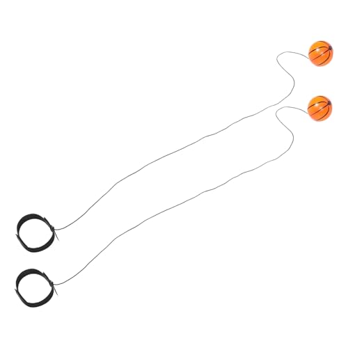 DIKACA 2 Stück Handgelenk Hüpfball Hüpfbälle Für Training Reaktionstraining Baseball Return Spiel Handgelenksball Trainer Rebound Ball Basketball Return Bounce Back von DIKACA