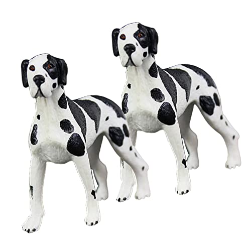 DIKACA 2 Stück Hundeschmuck Tierspielzeug für spielzeughund für Animal Figures Gefleckte Hundefigur wohnzimmerdeko Desktop-Hundedekoration Hundefiguren Plastik DIKACA 2 Stück Hundeschmuck Tierspielzeug für spielzeughund für Animal Figures Gefleckte Hundefigur wohnzimmerdeko Desktop-Hundedekoration Hundefiguren Plastik von DIKACA