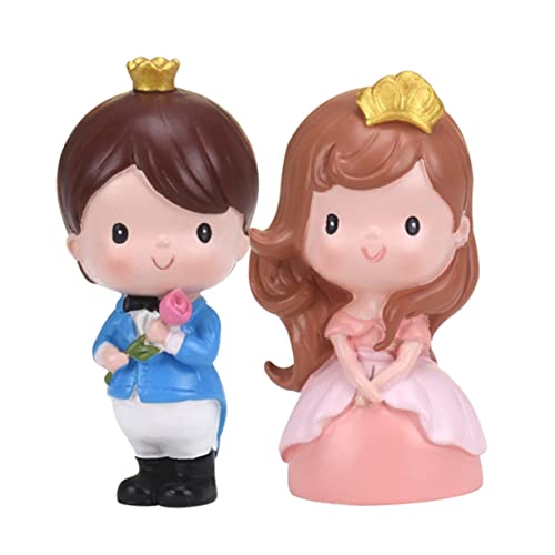 DIKACA 2 Stück Kuchendekorationsverzierungen Paar Tortenaufsätze Prinz Figur Andenken Puppen Hochzeit Braut Und Bräutigam Kuchenverzierung Prinzessin Dekorationen Harz DIKACA 2 Stück Kuchendekorationsverzierungen Paar Tortenaufsätze Prinz Figur Andenken Puppen Hochzeit Braut Und Bräutigam Kuchenverzierung Prinzessin Dekorationen Harz von DIKACA