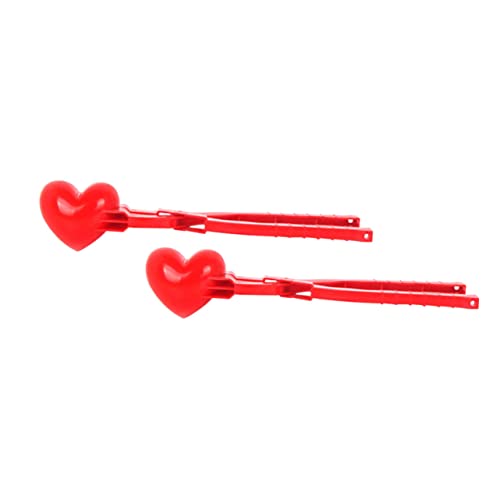 DIKACA 2 Stück Liebe Schneeball Clip Hersteller Winterspaß Schneeballklemme Schneeballmaschine Für Schneeballmaschine Aus Kunststoff Outdoor-schneeballmaschine Rot Abs-Kunststoff DIKACA 2 Stück Liebe Schneeball Clip Hersteller Winterspaß Schneeballklemme Schneeballmaschine Für Schneeballmaschine Aus Kunststoff Outdoor-schneeballmaschine Rot Abs-Kunststoff von DIKACA