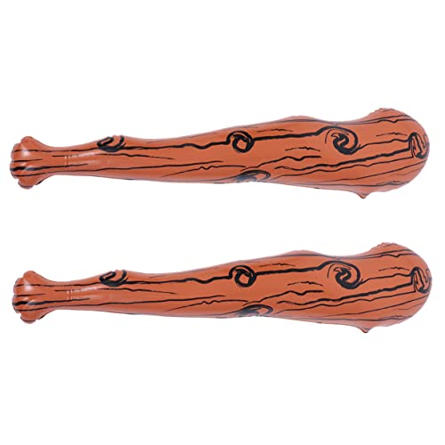 DIKACA 2 Stück PVC-Baseballschläger schwer Fledermäuse hühner aufblasbarer baseballschläger badeset aufblasbarer Langer Stock Baseballschläger in die Luft Brown DIKACA 2 Stück PVC-Baseballschläger schwer Fledermäuse hühner aufblasbarer baseballschläger badeset aufblasbarer Langer Stock Baseballschläger in die Luft Brown von DIKACA
