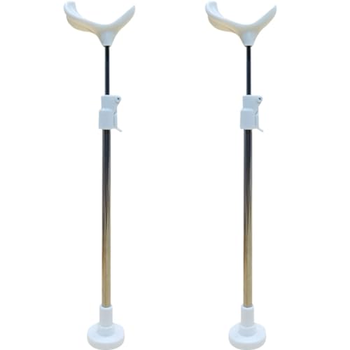 DIKACA 2 Stück Puppenständer Verstellbarer Figurenständer Babypuppe Verstellbarer Puppenhalter für Figure Stand doll Accessories Actionfigurenständer Puppenhalter Steht Plastik Weiß von DIKACA
