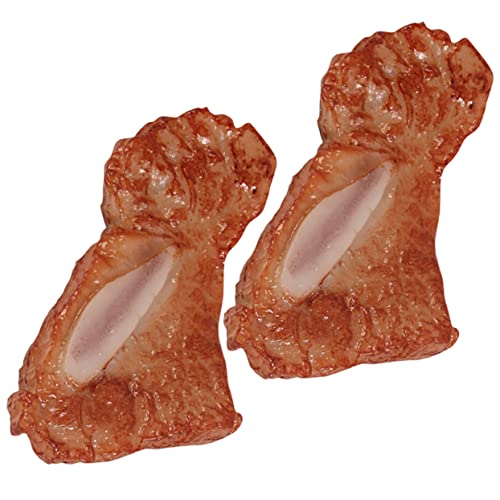 DIKACA 2 Stück Simuliertes Steak Essen vorgeben Spielzeugnahrung Rippen Requisitenspielzeug Probieren Rippen-Display-Modell lustige Rippen Bett große Rippen-Modell PVC DIKACA 2 Stück Simuliertes Steak Essen vorgeben Spielzeugnahrung Rippen Requisitenspielzeug Probieren Rippen-Display-Modell lustige Rippen Bett große Rippen-Modell PVC von DIKACA
