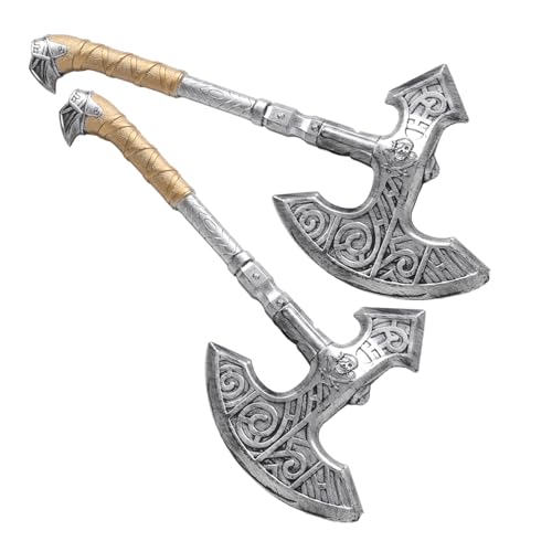 DIKACA 2 Stück Teiliges Halloween Fish Bone Ax Plastische Handbeil Requisite für Cosplay und Kostümparty Langlebige Halloween Deko für Erwachsene DIKACA 2 Stück Teiliges Halloween Fish Bone Ax Plastische Handbeil Requisite für Cosplay und Kostümparty Langlebige Halloween Deko für Erwachsene von DIKACA