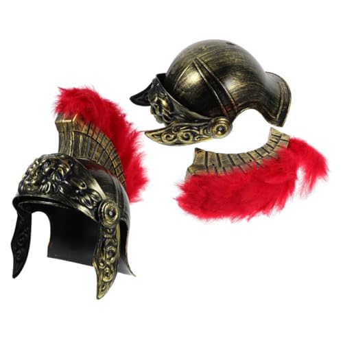 DIKACA 2 Stück Teiliges Römisches Soldatenhelm mit Detailliertem Löwenmuster Mittelalterliches Ritter Cosplay Kopfschmuck Verstellbar für Erwachsene für Historische Events und DIKACA 2 Stück Teiliges Römisches Soldatenhelm mit Detailliertem Löwenmuster Mittelalterliches Ritter Cosplay Kopfschmuck Verstellbar für Erwachsene für Historische Events und von DIKACA