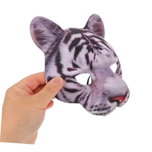 DIKACA 2 Stück Tiger Masken für Fasching und Karneval Leichte Tiergesicht Masken für Halloween Kostüm Atmungsaktive Cosplay Half Face für Party Festival und Fotorequisiten DIKACA 2 Stück Tiger Masken für Fasching und Karneval Leichte Tiergesicht Masken für Halloween Kostüm Atmungsaktive Cosplay Half Face für Party Festival und Fotorequisiten von DIKACA