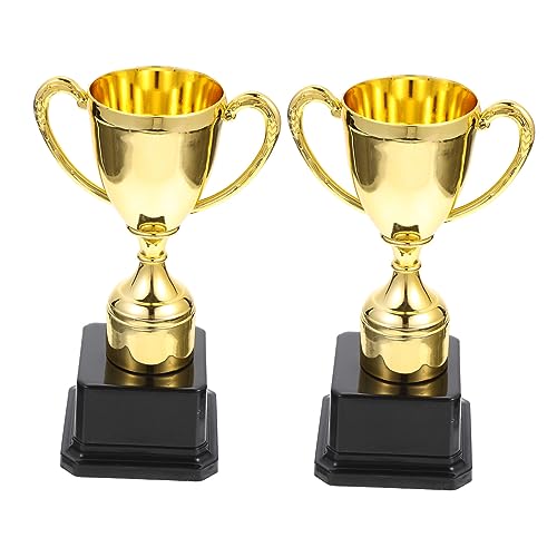 DIKACA 2 Stück Trophäe Party Gefälligkeiten Für Klein Gold Plastik von DIKACA