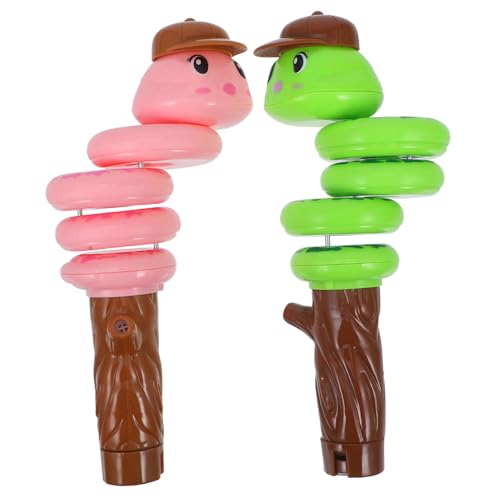 DIKACA 2 Stück Whistle Spinning Worm Toy Babyspielzeug schwingende Schlange Musikspielzeug für Babys Spielzeugpfeife Pfeifenspielzeug für Pfeifen für Plastik DIKACA 2 Stück Whistle Spinning Worm Toy Babyspielzeug schwingende Schlange Musikspielzeug für Babys Spielzeugpfeife Pfeifenspielzeug für Pfeifen für Plastik von DIKACA