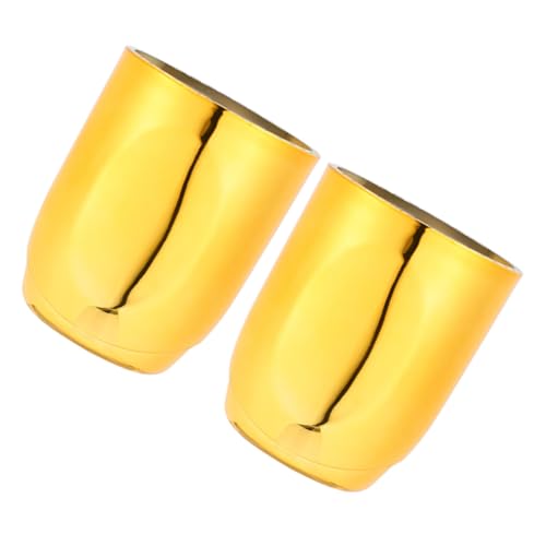DIKACA 2 Stück Würfelbecher Partyspielzubehör Würfelzubehör Spielzubehör Barzubehör Barspielzubehör Barwürfelbehälter Partytischspiel Requisiten Würfelaufbewahrungsbecher Goldener DIKACA 2 Stück Würfelbecher Partyspielzubehör Würfelzubehör Spielzubehör Barzubehör Barspielzubehör Barwürfelbehälter Partytischspiel Requisiten Würfelaufbewahrungsbecher Goldener von DIKACA