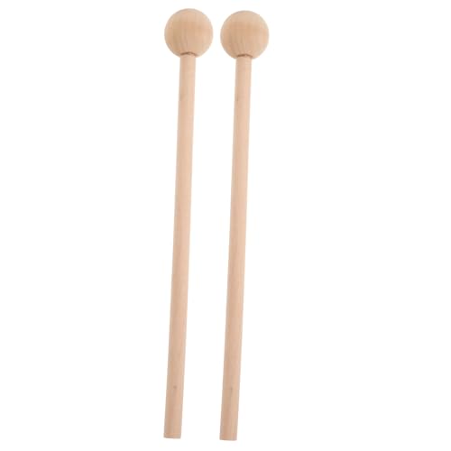DIKACA 2 Stück Xylophon Hammer -Lehrhilfe Glockenspiel für Schlagstock aus Holz Glocken für musikalische Schlaginstrumente Klingelstab Schlägel für Glockenkits hölzern Beige DIKACA 2 Stück Xylophon Hammer -Lehrhilfe Glockenspiel für Schlagstock aus Holz Glocken für musikalische Schlaginstrumente Klingelstab Schlägel für Glockenkits hölzern Beige von DIKACA