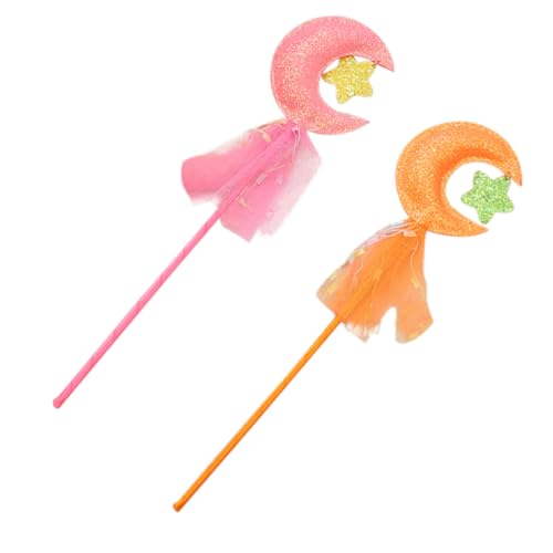 DIKACA 2 Stück Zauberstab drinnen ästhetisch World swelter Flash glinet Glitter kinderspielzeug Kid Toys звёздочка Toys Kindergeburtstag gastgeschenke Feenstab Stoff von DIKACA