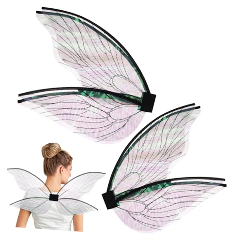 DIKACA 2 Stück Zikadenflügel Schwarz Cosplay Kostüm Flügel mit Verstellbaren Trägern für Mädchen Geburtstag Party Mitgebsel Fantasy Verkleidung Bühnenauftritt DIKACA 2 Stück Zikadenflügel Schwarz Cosplay Kostüm Flügel mit Verstellbaren Trägern für Mädchen Geburtstag Party Mitgebsel Fantasy Verkleidung Bühnenauftritt von DIKACA
