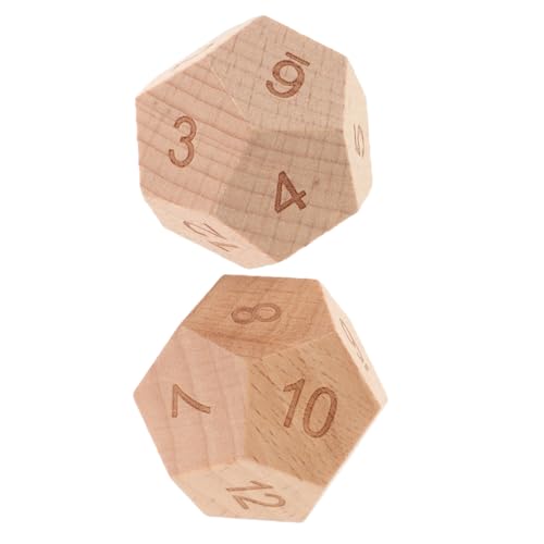 DIKACA 2 Stück Zwölfseiten Würfelspielzeug Dinosaurier-Puzzle Für Holzwürfel Mit Zahlenmuster 12-seitige Spielwürfel Tischspiele Würfel Spielwürfel Aus Holz Würfelblöcke Hölzern DIKACA 2 Stück Zwölfseiten Würfelspielzeug Dinosaurier-Puzzle Für Holzwürfel Mit Zahlenmuster 12-seitige Spielwürfel Tischspiele Würfel Spielwürfel Aus Holz Würfelblöcke Hölzern von DIKACA