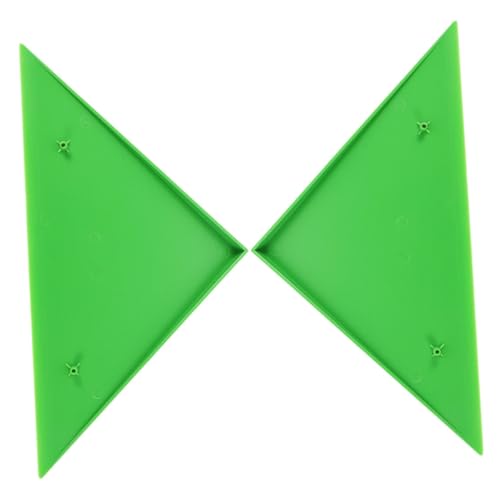 DIKACA 2 Stücke Fußballtischseite Kickertischteil Eckenschutz Tischeckabdeckung Eckkissen für den Tisch Eckbumpen Triangle Corner Protectors Tischecke Beschützer die Hüften Grün von DIKACA
