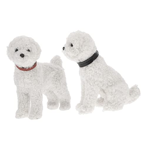 DIKACA 2 Stücke Simulationswelpe für kinderspielzeug kinderknallzeug Children Toys weihnachstsgeschenk Hundeschmuck Spielzeughund mit realistischer Figur Plastik Weiß DIKACA 2 Stücke Simulationswelpe für kinderspielzeug kinderknallzeug Children Toys weihnachstsgeschenk Hundeschmuck Spielzeughund mit realistischer Figur Plastik Weiß von DIKACA