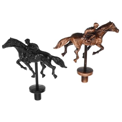 DIKACA 2 Stücke Statue Horse Racing Spiele Legierung Horse Racing Horse Racing Brettspiel von DIKACA