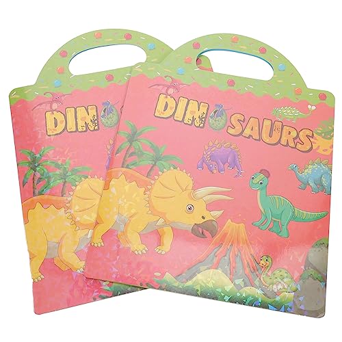 DIKACA 2 lustige Abziehbilder Puzzlematte Aufkleber für Spiele Stickerbuch für Tierisches Stickerbuch Aufkleberbuch für Partygeschenk PVC Colorful DIKACA 2 lustige Abziehbilder Puzzlematte Aufkleber für Spiele Stickerbuch für Tierisches Stickerbuch Aufkleberbuch für Partygeschenk PVC Colorful von DIKACA