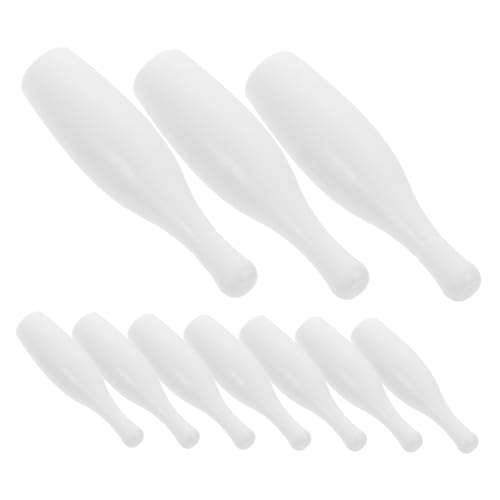 DIKACA 20 Stück Bowlingkugel Mini-bowlingkugeln Tischbowling Mini- Winzige Bowlingspielbälle Teile Für Bowlingspiele Ersatz Für Bowlingspiele Tischspiel Die Hüften Weiß von DIKACA