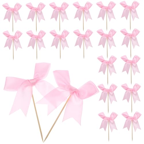 DIKACA 20 Stück Butterfly Cake Card -einsatz Hochzeitsdekorationen Schwarzer Bogen Cupcake Toppers Geburtstag Bogen-geburtstagsdekorationen Schleifen-kuchen-picks Rosa Polyester DIKACA 20 Stück Butterfly Cake Card -einsatz Hochzeitsdekorationen Schwarzer Bogen Cupcake Toppers Geburtstag Bogen-geburtstagsdekorationen Schleifen-kuchen-picks Rosa Polyester von DIKACA