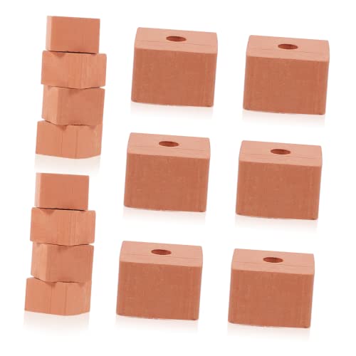 DIKACA 20 Stück DIY -Bausteine Landschaftsdekor Block winzig Mini-Ziegel-Ornament Miniatur DIY Stein Miniaturbaummaterialien Ziegel Keramik Orange DIKACA 20 Stück DIY -Bausteine Landschaftsdekor Block winzig Mini-Ziegel-Ornament Miniatur DIY Stein Miniaturbaummaterialien Ziegel Keramik Orange von DIKACA