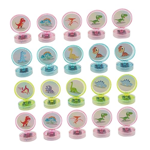 DIKACA Cartoon Mini Stamper Dinosaurier Dichtung Spielzeug 20pcs Kinder Spielzeug Für Geburtstag Party Klassenzimmer Preise von DIKACA