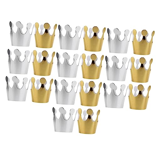 DIKACA 20 Stück Geburtstagshut Mini-kronen Geburtstag Aus Papier Partyhüte Papierkrone Kindergeburtstagsmütze Papierhut Für Die Geburtstagsfeier Kindergeburtstagsfeier Hut Papier. Silver DIKACA 20 Stück Geburtstagshut Mini-kronen Geburtstag Aus Papier Partyhüte Papierkrone Kindergeburtstagsmütze Papierhut Für Die Geburtstagsfeier Kindergeburtstagsfeier Hut Papier. Silver von DIKACA