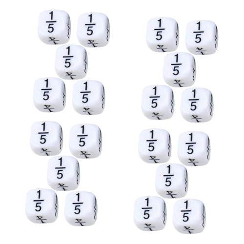 DIKACA 20 Stück Mathematikspiel Würfel Gegenwürfel Polyedrisch Zahlenwürfel Würfel Zählen Positive Würfel Lehre Fraktion Platzwertwürfel Wiederverwendbare Würfel Würfelspiel Plastik Weiß DIKACA 20 Stück Mathematikspiel Würfel Gegenwürfel Polyedrisch Zahlenwürfel Würfel Zählen Positive Würfel Lehre Fraktion Platzwertwürfel Wiederverwendbare Würfel Würfelspiel Plastik Weiß von DIKACA