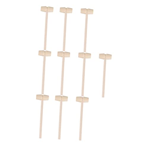DIKACA 20 Stück Minihammer Kleinkinder sensorisch Werkzeug für kinderwerkzeug Holzhammer für Kuchen hühner Toys Kuchenschlägel Holzhämmer hölzern DIKACA 20 Stück Minihammer Kleinkinder sensorisch Werkzeug für kinderwerkzeug Holzhammer für Kuchen hühner Toys Kuchenschlägel Holzhämmer hölzern von DIKACA