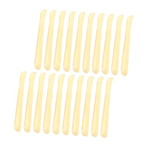 DIKACA 20 Stück Pommes Frites Model Gefälschte Pommes Französisch Gefälschtes Display-Essen Party Vorgibt Pommes Braten Kartoffel Realistisch Simulationsfutter Yellow PVC DIKACA 20 Stück Pommes Frites Model Gefälschte Pommes Französisch Gefälschtes Display-Essen Party Vorgibt Pommes Braten Kartoffel Realistisch Simulationsfutter Yellow PVC von DIKACA