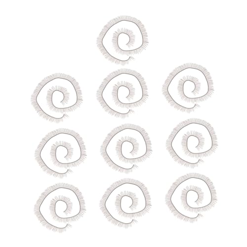 DIKACA 20 Stück Puppen Falsche Wimpern Wimpernpinzette Einzelne Halbe Wimpern Flauschige Wispy Puppen Falsche Wimpern Streifen Falsche Wimpern Glitzer Set Künstliches Kunst von DIKACA