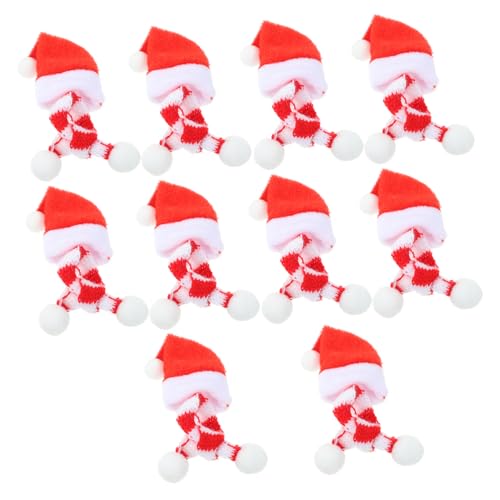 DIKACA 20 Stück Puppen Weihnachtsmütze Weihnachtsdekoration Mini Weihnachtsmütze Und Schal Mini Bastel Weihnachtsmützen Weihnachts Miniatur Ornament Weihnachtsmütze Rotes Tuch DIKACA 20 Stück Puppen Weihnachtsmütze Weihnachtsdekoration Mini Weihnachtsmütze Und Schal Mini Bastel Weihnachtsmützen Weihnachts Miniatur Ornament Weihnachtsmütze Rotes Tuch von DIKACA