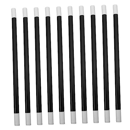 DIKACA 20 Stück Schwarzer Zauberstab Funkeln Requisite Zeigen Gefälschter Daumen Leuchten Pro Schwarz-weißer Zauberstab Klebrige Hände Hochzeitszauberstab Black Plastik von DIKACA