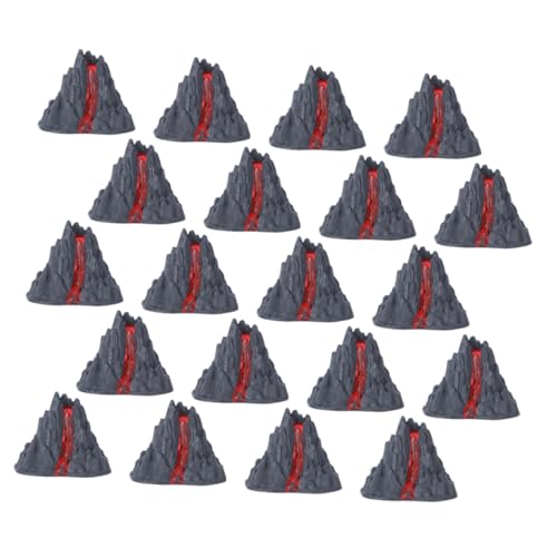 DIKACA 20 Stück Vulkan-Lava- ausbrechen Lernspielzeug Vulkan Dekorationen Vulkan Figur klein Simulationsgebäude Mini-Vulkan-Statue Vulkan-Statue- Vulkanmodell Plastik Grau DIKACA 20 Stück Vulkan-Lava- ausbrechen Lernspielzeug Vulkan Dekorationen Vulkan Figur klein Simulationsgebäude Mini-Vulkan-Statue Vulkan-Statue- Vulkanmodell Plastik Grau von DIKACA
