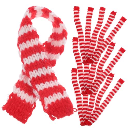 DIKACA Leichte Bequeme 20-teilige Mini-schals Aus Wolle Für Puppen Schals Für Spielzeug Weihnachtsdekoration DIKACA Leichte Bequeme 20-teilige Mini-schals Aus Wolle Für Puppen Schals Für Spielzeug Weihnachtsdekoration von DIKACA