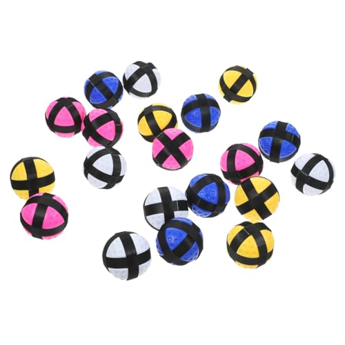 DIKACA 20 Stück Zubehör für klebrige Bälle leuchtspielzeug Glowing Toys Dartspiel Zubehör stucky Balls Leichtes Dartspielbälle lustiger klebriger Ball Ersatz-Klebekugeln Nylon von DIKACA
