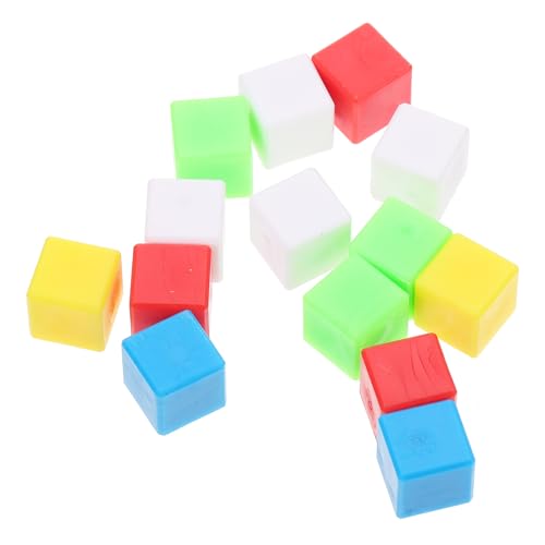 DIKACA 200 STK Geometrie Mathematische Manipulationen Zappeln Gadgets Zappelstift Würfel Sensorisch Unterrichtsmaterialien Für Schüler Kleine Blöcke Lehrmittel Plastik von DIKACA