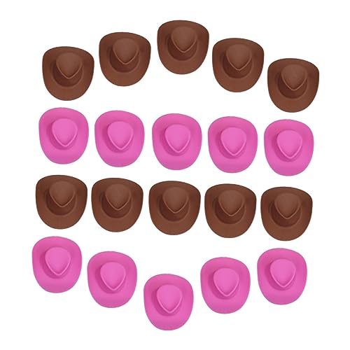 DIKACA 20St Mini-Cowboyhut für kinderspielzeug Puppenhut Set DIY Puppenzubehör doll Accessories Miniatur-Zubehör Dummer Hut Miniatur winzige Hüte Mini-Hut Plastik DIKACA 20St Mini-Cowboyhut für kinderspielzeug Puppenhut Set DIY Puppenzubehör doll Accessories Miniatur-Zubehör Dummer Hut Miniatur winzige Hüte Mini-Hut Plastik von DIKACA