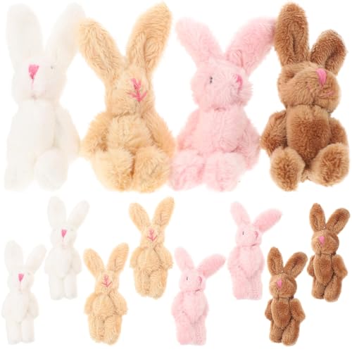 DIKACA 20Stücke Teiliges Plüsch Kaninchen Weiche Stofftiere und Kuschelige Hasenpuppen für Kinderzimmerdekoration und Perfektes für Jungen DIKACA 20Stücke Teiliges Plüsch Kaninchen Weiche Stofftiere und Kuschelige Hasenpuppen für Kinderzimmerdekoration und Perfektes für Jungen von DIKACA