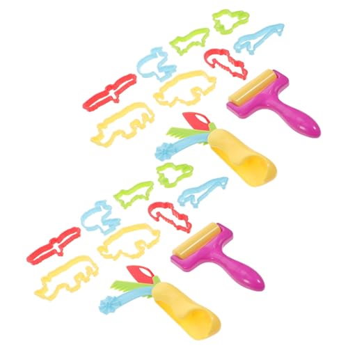 DIKACA 20st Plastilin Form Spielzeuge Kinderspielzeug Modelle Werkzeugtasche Knete Backutensilien Für Kinder Modell Aus Ton Selber Machen Cartoon-Form Student Keks Karikatur Plastik von DIKACA